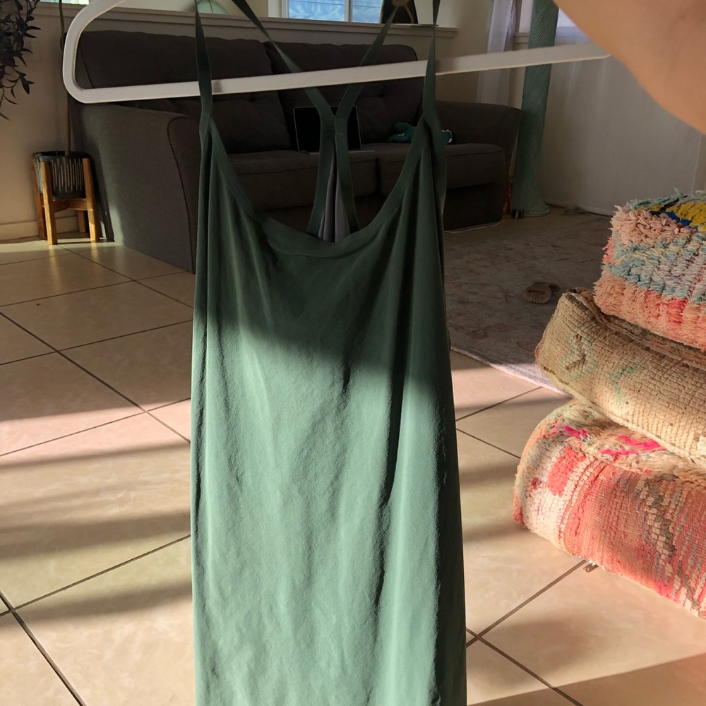 Outdoor voices green exercise dress